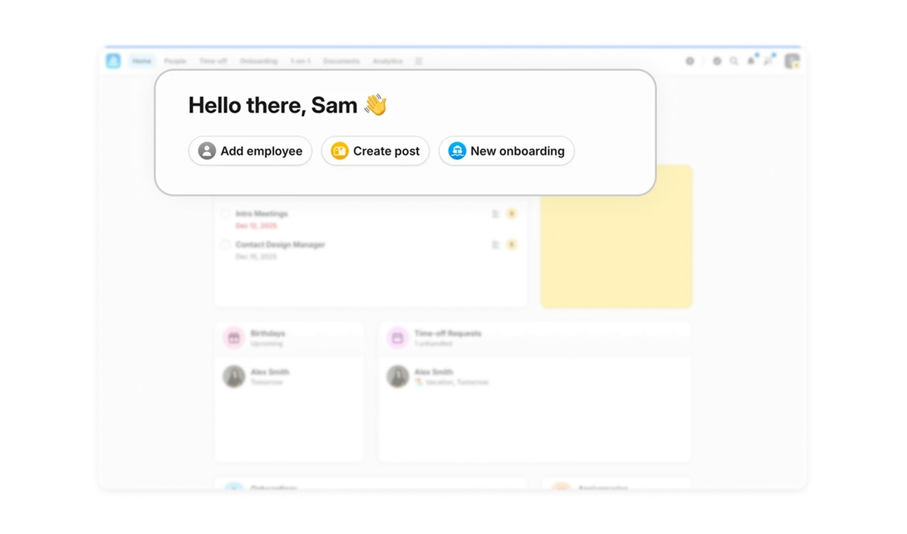Primary actions are placed exactly where momentum starts