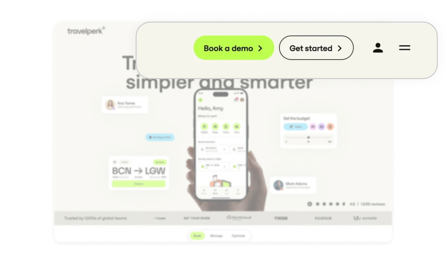 Neon CTAs to Guide User Focus