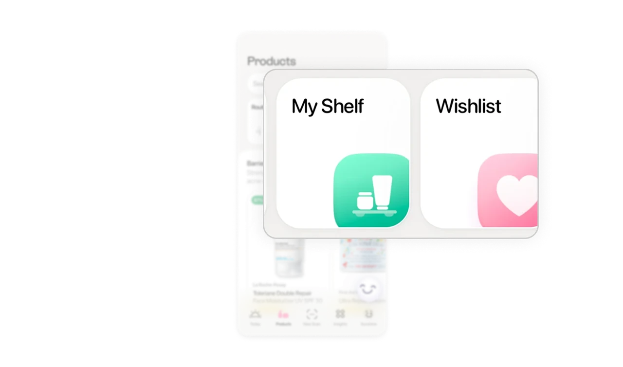 Organization is simplified into tap friendly zones