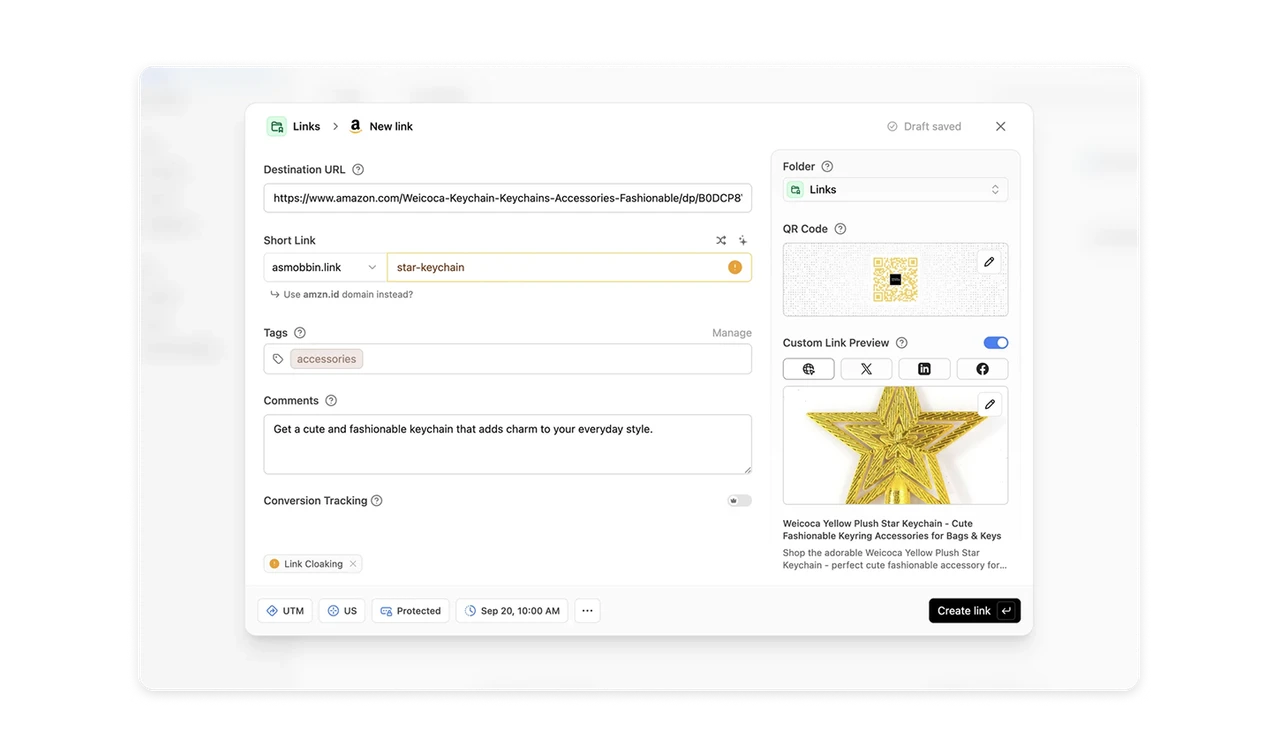 Layout prioritizes what matters most