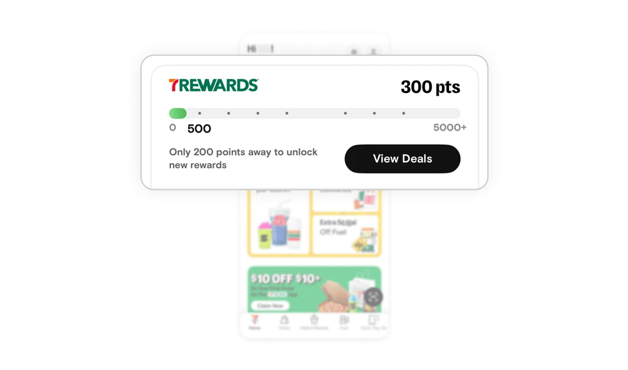 Gamified progress card for engagement