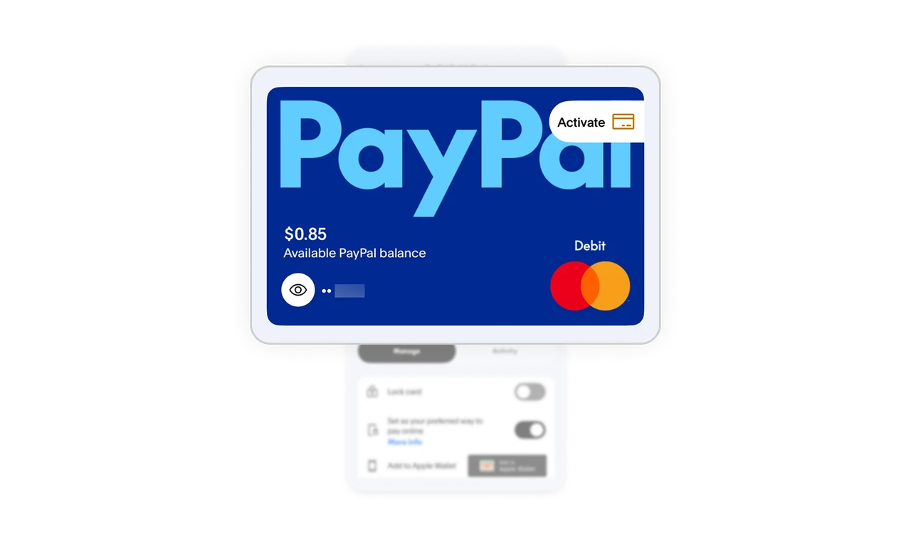 The card itself is the hero, skeuomorphism earning its place