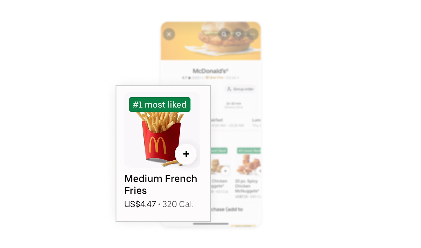 Clean, scannable item cards with layered information