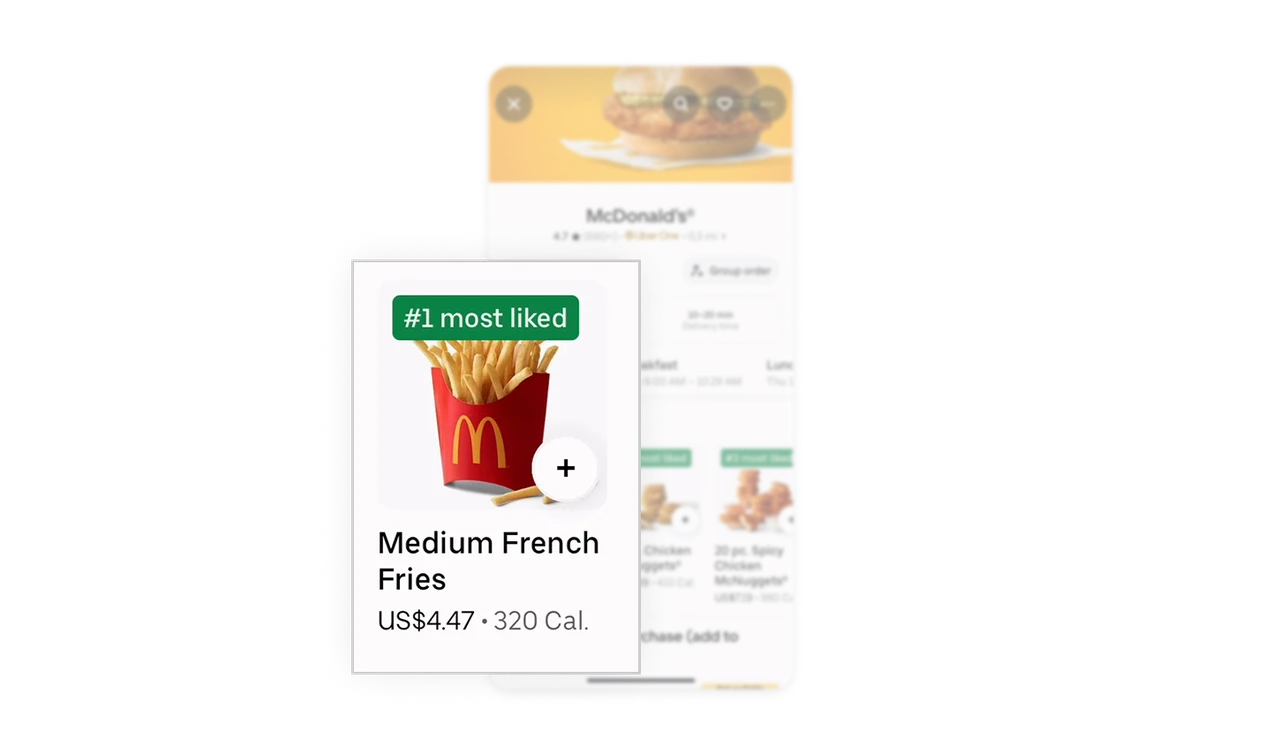 Clean, scannable item cards with layered information