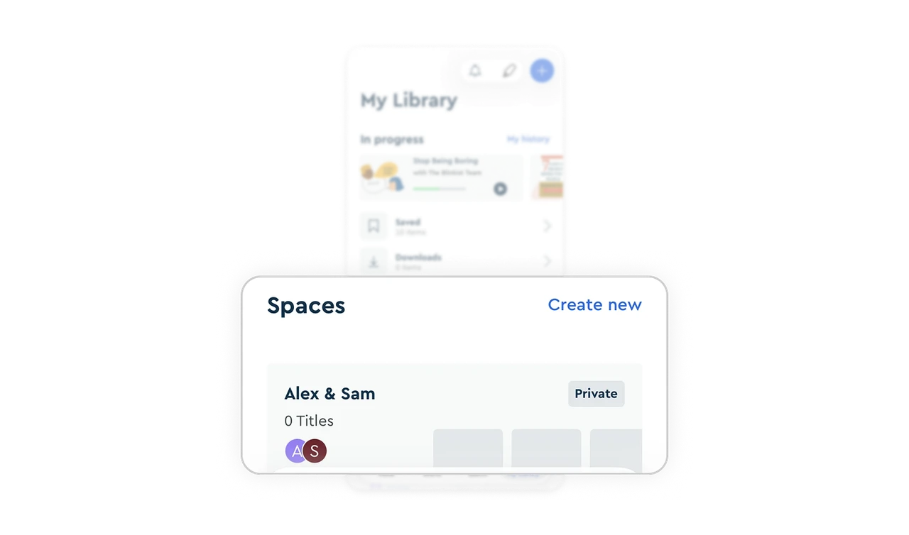 Spaces add social dimension without forcing community