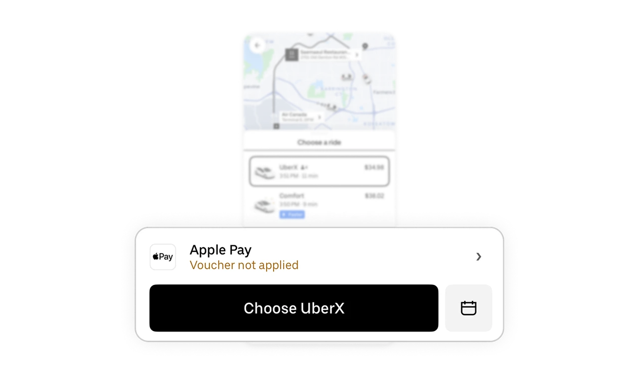 Minimal yet functional payment section