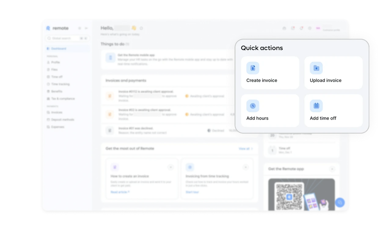 Quick actions remove friction at the moment of intent