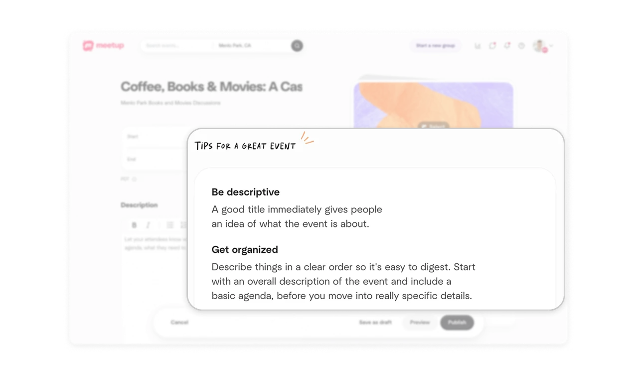 Make writing advice distinct from form instructions