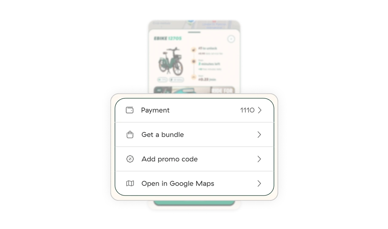 Smart secondary actions create a clean hierarchy
