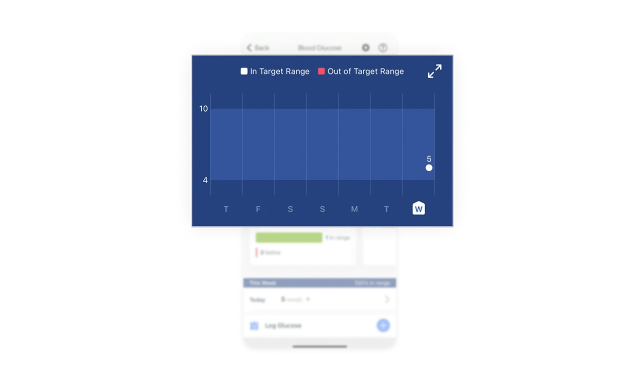 Data visualization at the top for instant insights