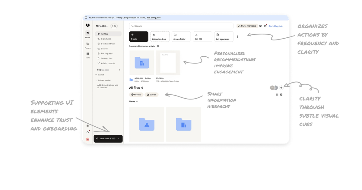 How Dropbox Simplifies File Management with Smart UX