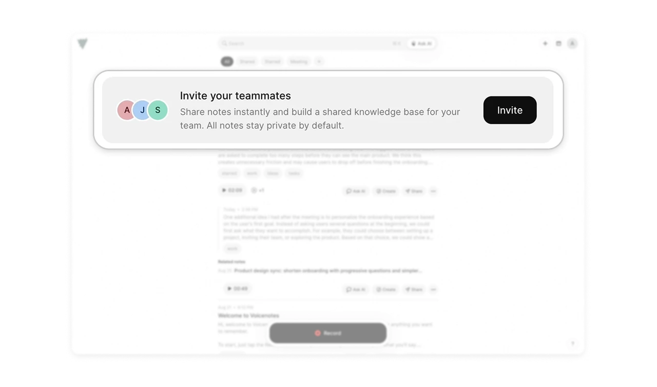 Explain privacy where collaboration begins