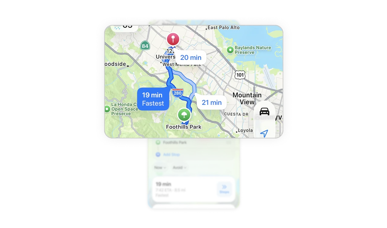 Clear route comparison drives confident decisions