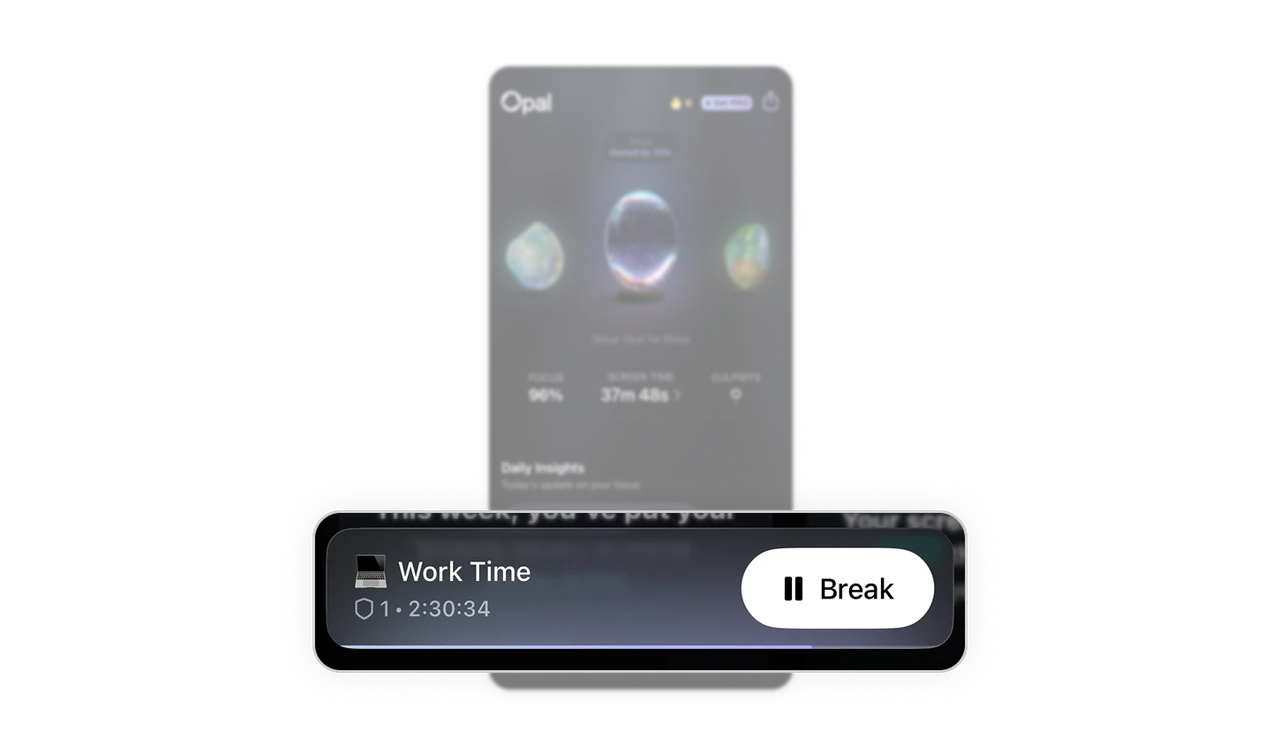 Persistent session bar keeps context always in reach