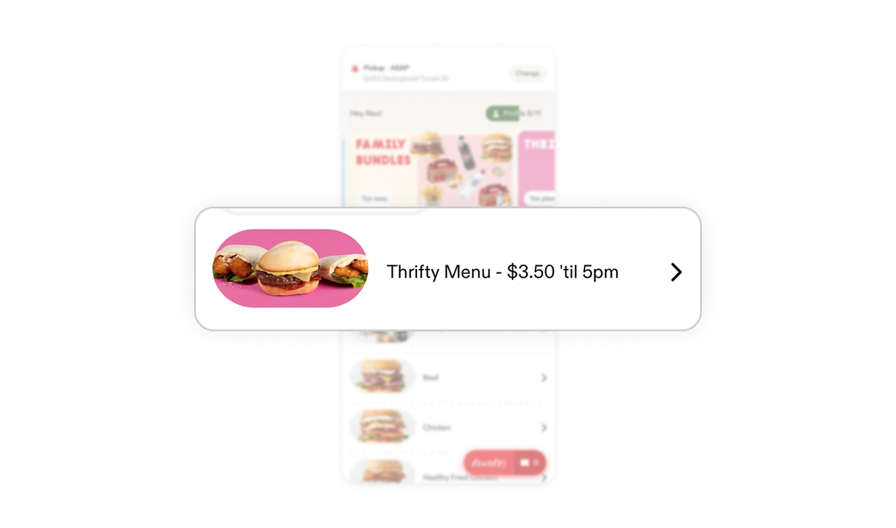 Time-based menu surfacing matches user intent automatically