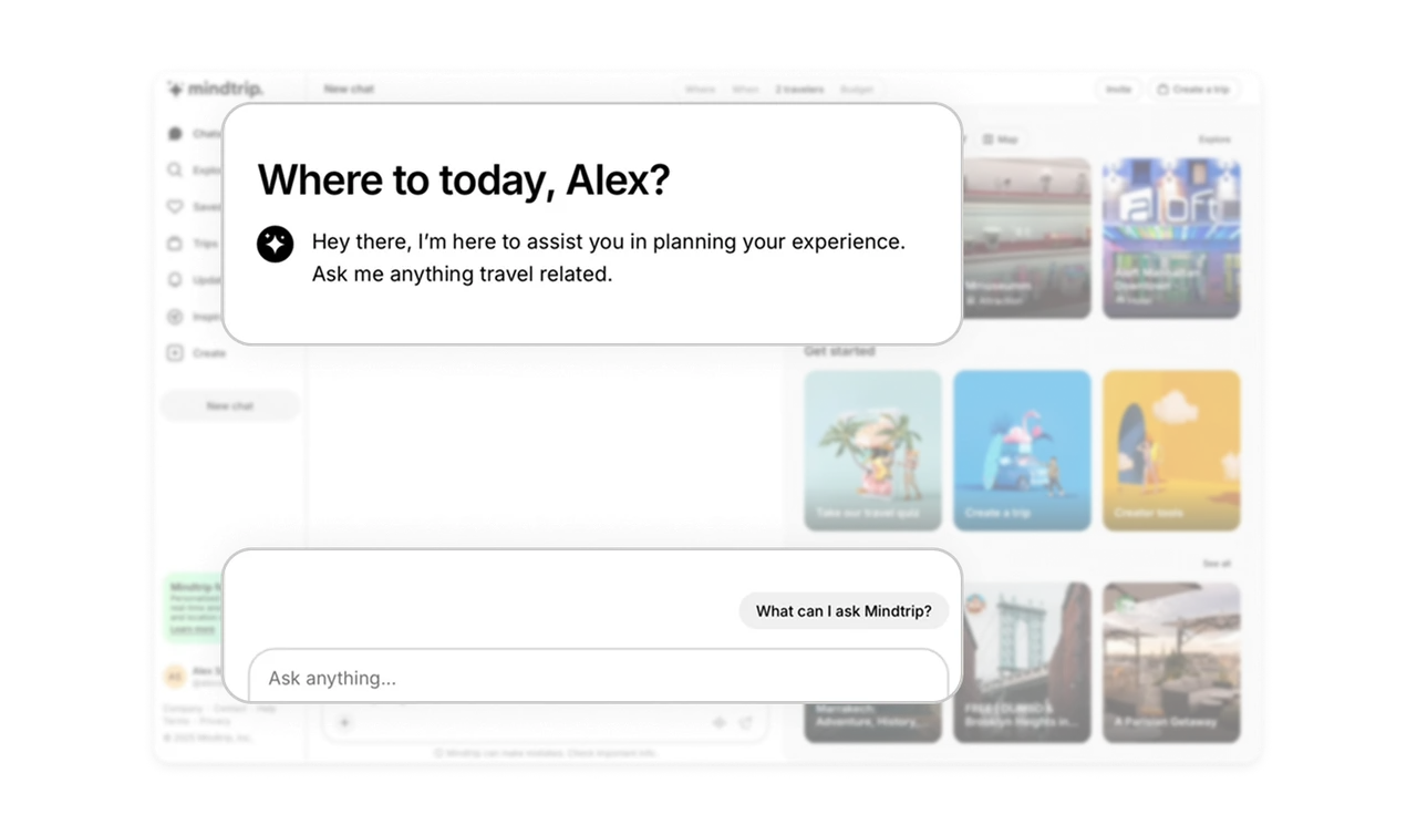 Onboarding through an empty state