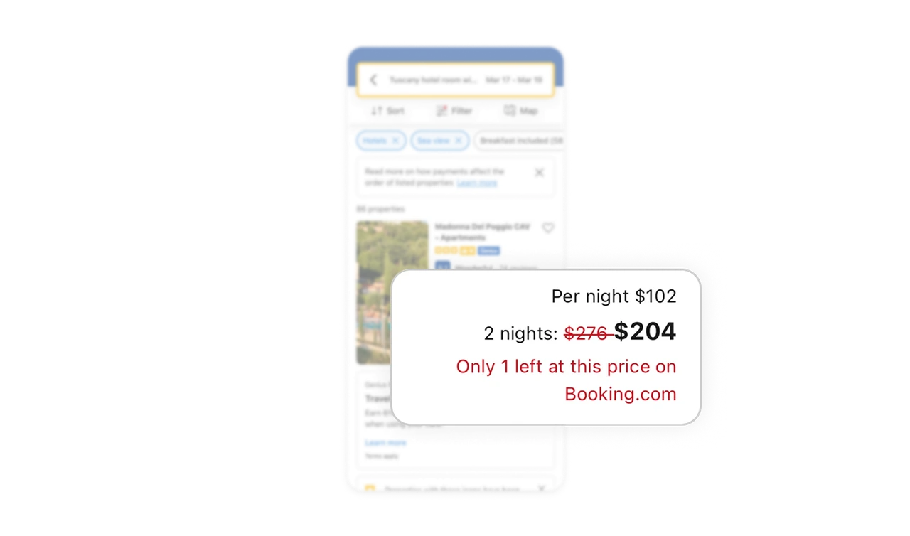 "Only 1 left at this price" lands at the exact moment of price evaluation
