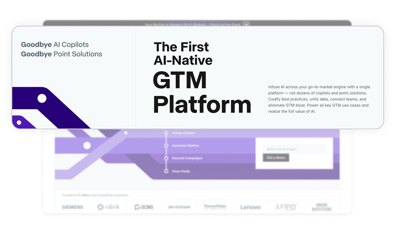 Typography drives the reading flow