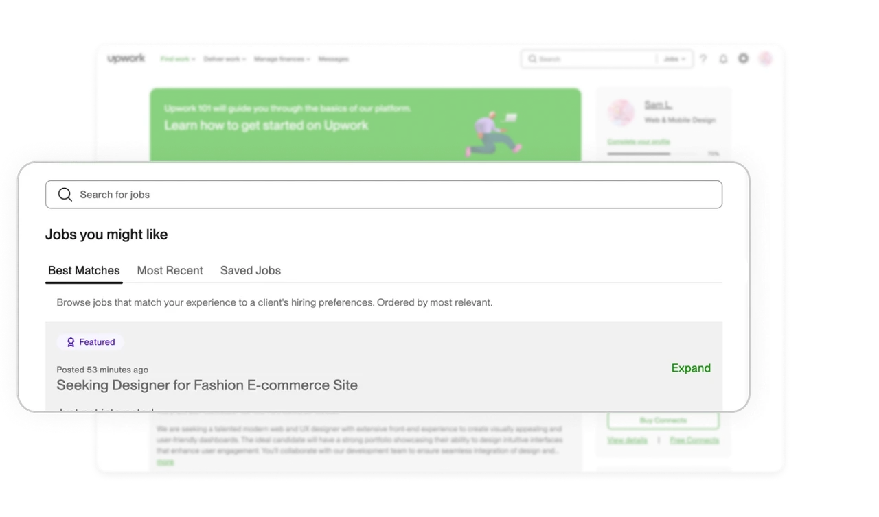 Search and smart suggestions balance proactive and passive intent