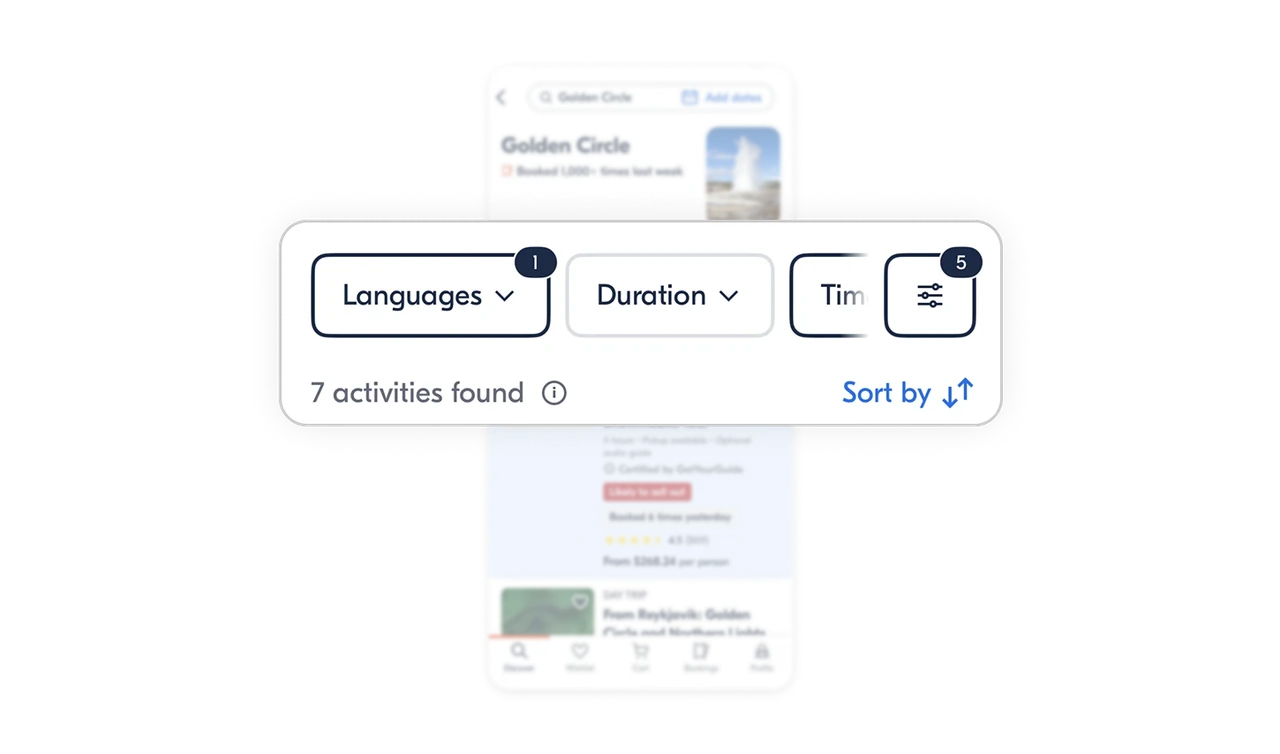 Filters scale horizontally to protect vertical space