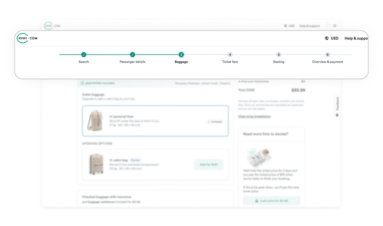 Stepper reduces anxiety in multi step journeys