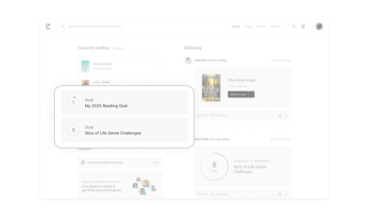 Visible goals drive reading consistency