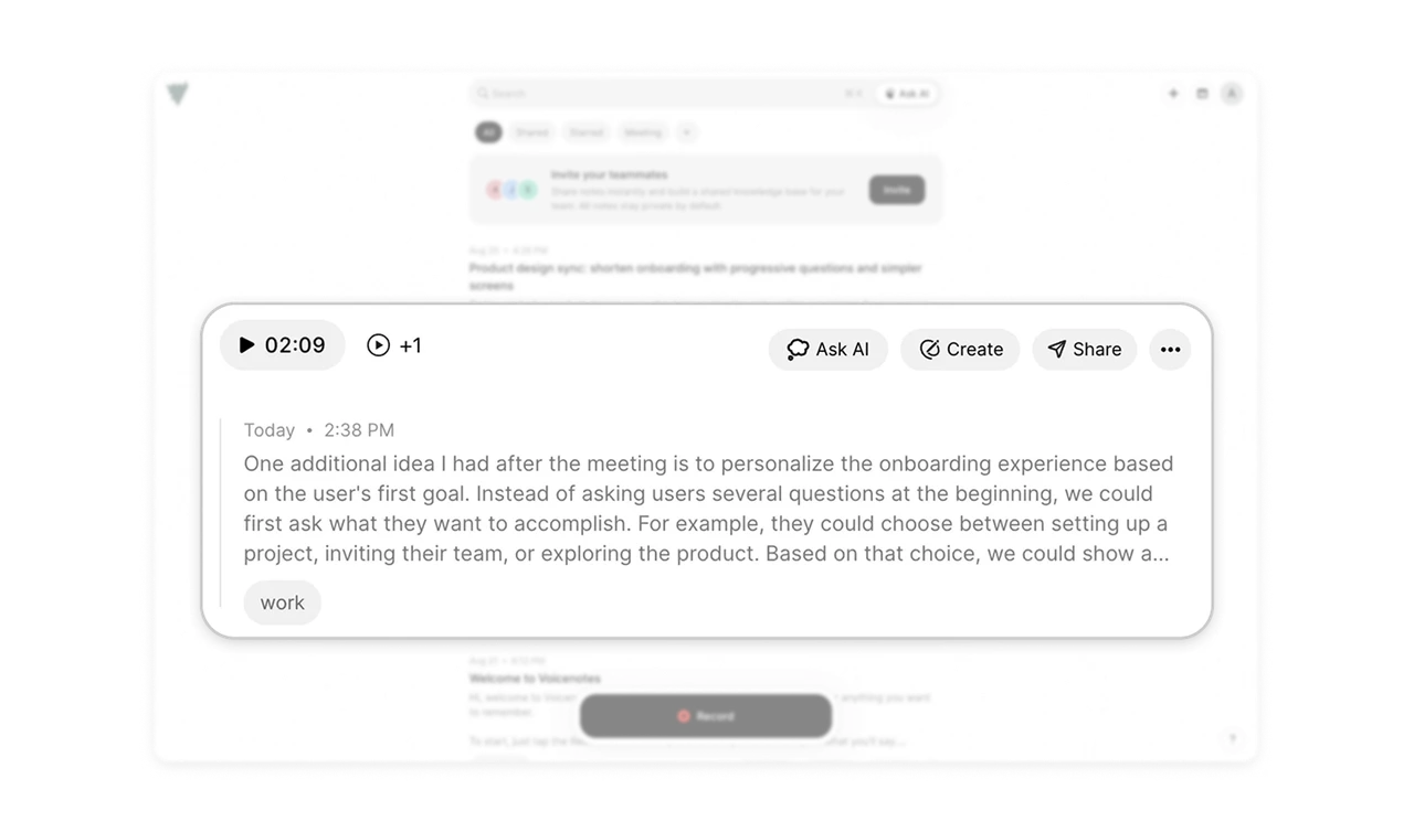 Keep follow-up thoughts connected to earlier context