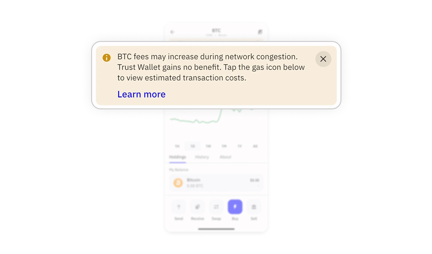 Transparent warnings build user trust