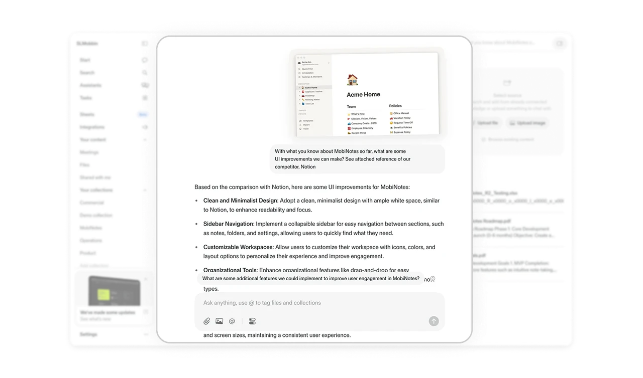 Follow established AI chat patterns to reduce friction