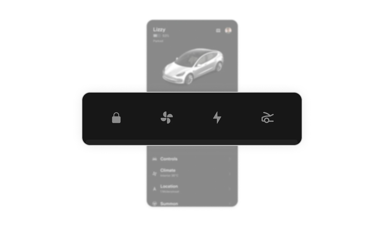 High frequency actions live directly under the car