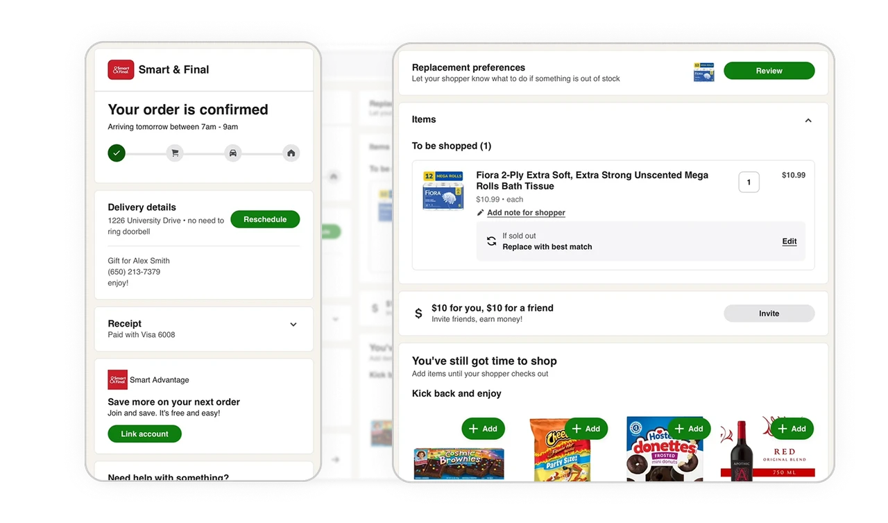 Layout separates control from monitoring