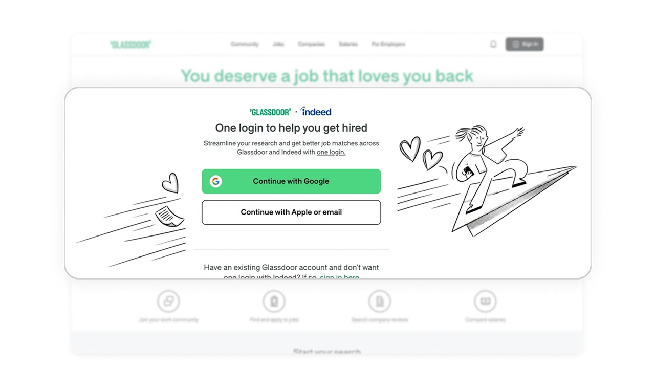 Hand-drawn illustration stops the page feeling corporate