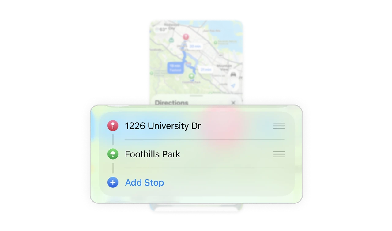 Destination hierarchy mirrors real-world flow