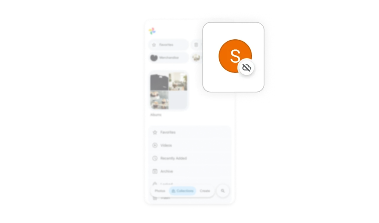 Avatar with cloud icon encodes account status visually
