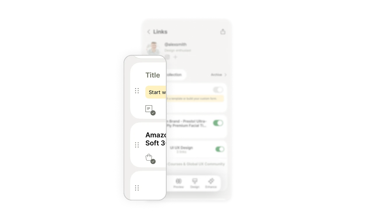 Drag dots signal reorder ability without extra UI