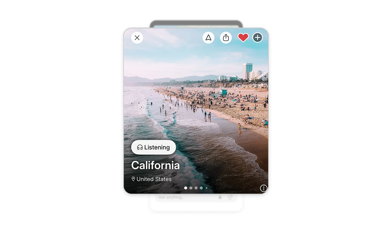 Let imagery lead while keeping orientation clear