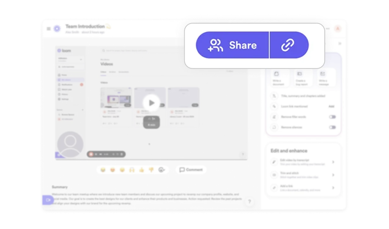 Sharing is optimized for different user mental models