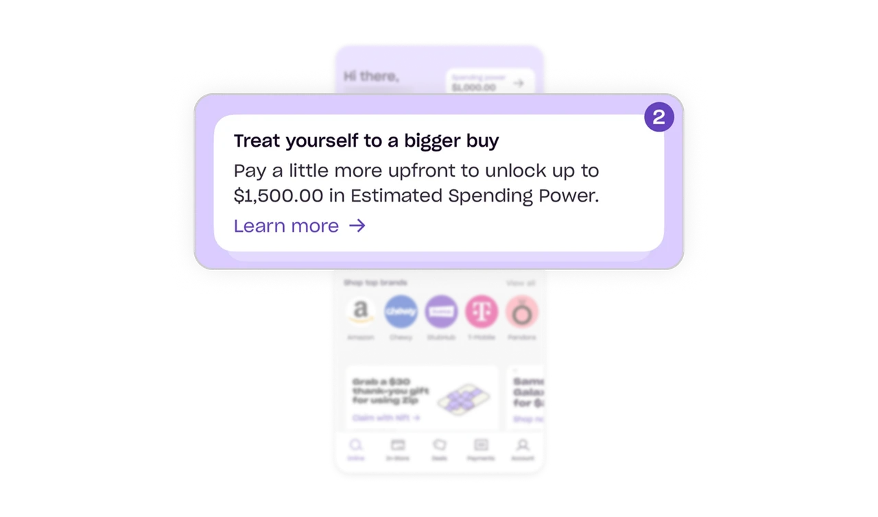 "Treat yourself" frames the upsell around user desire