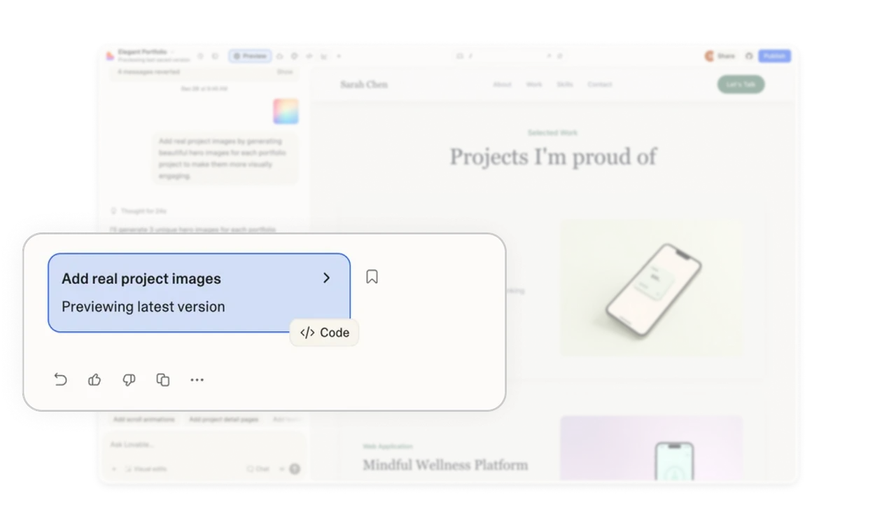 Inline system status keeps users oriented