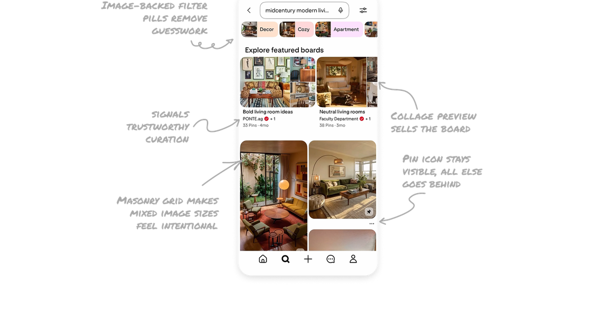 5 UX Lessons From Pinterest's Search Results UI