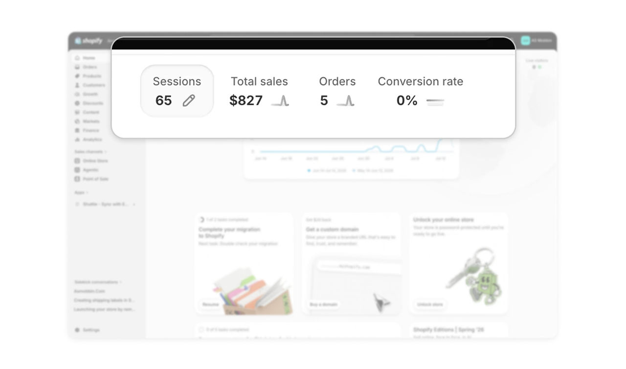 Let users choose their headline metrics