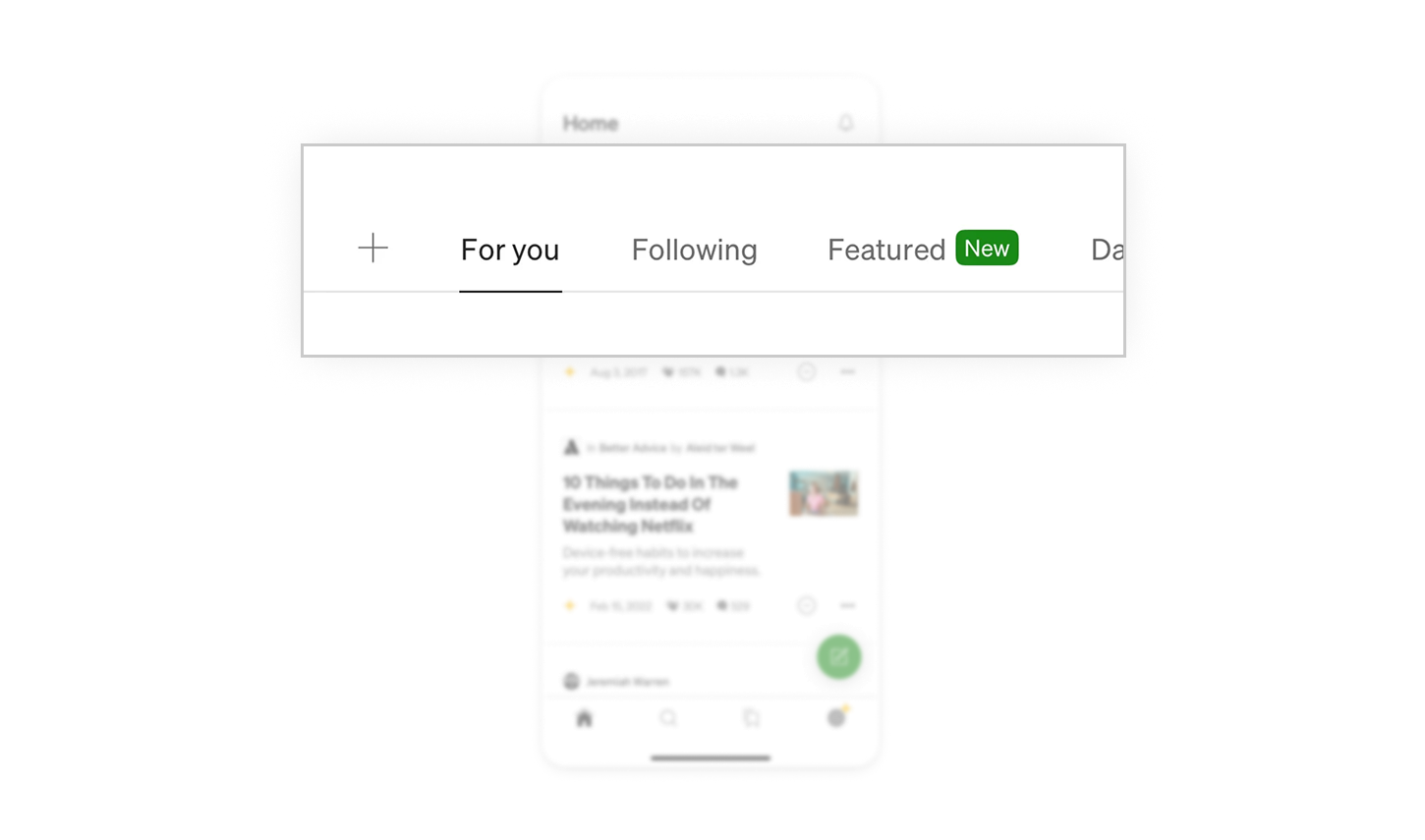 Content Tabs with Discovery Balance