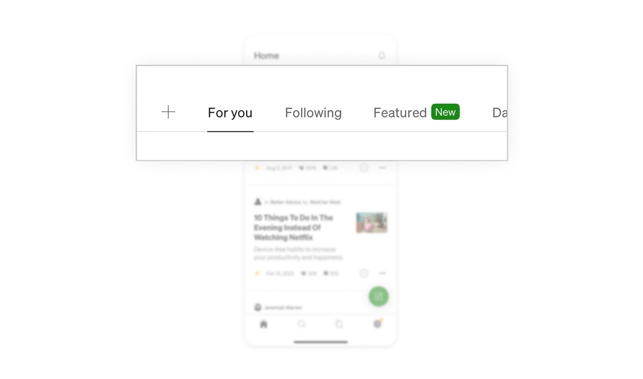 Content Tabs with Discovery Balance