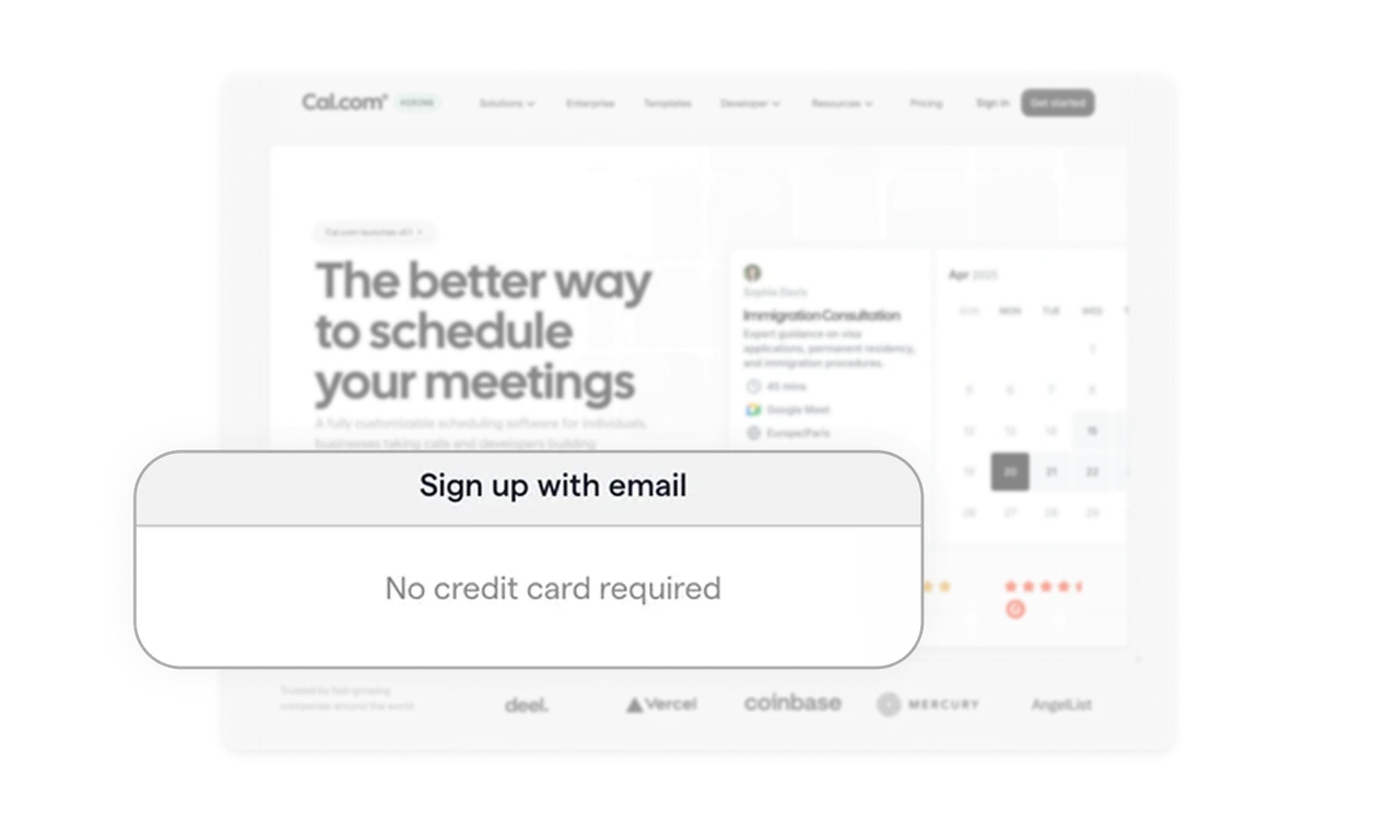 No Credit Card Required - Reassurance