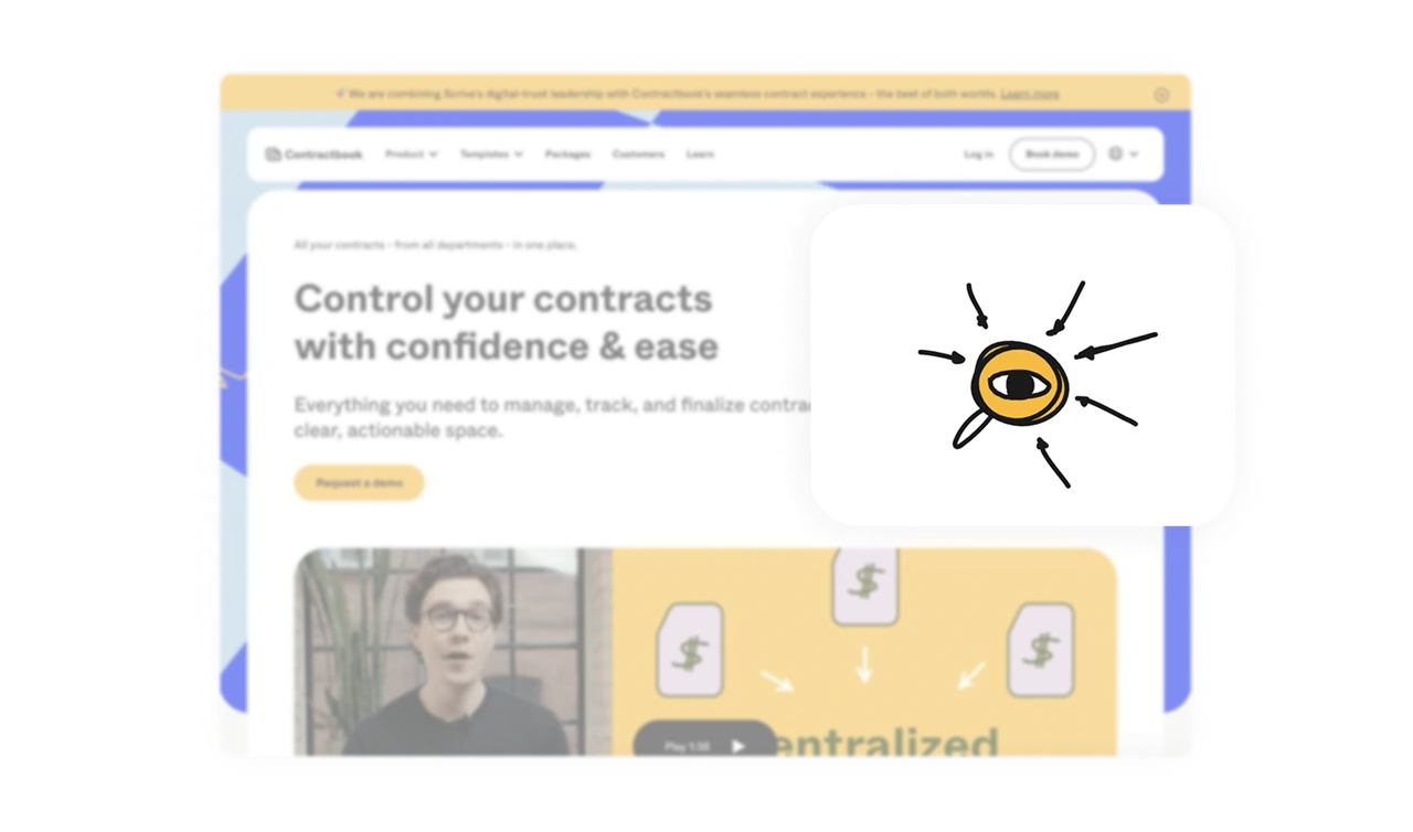Eye illustration Reinforces Control