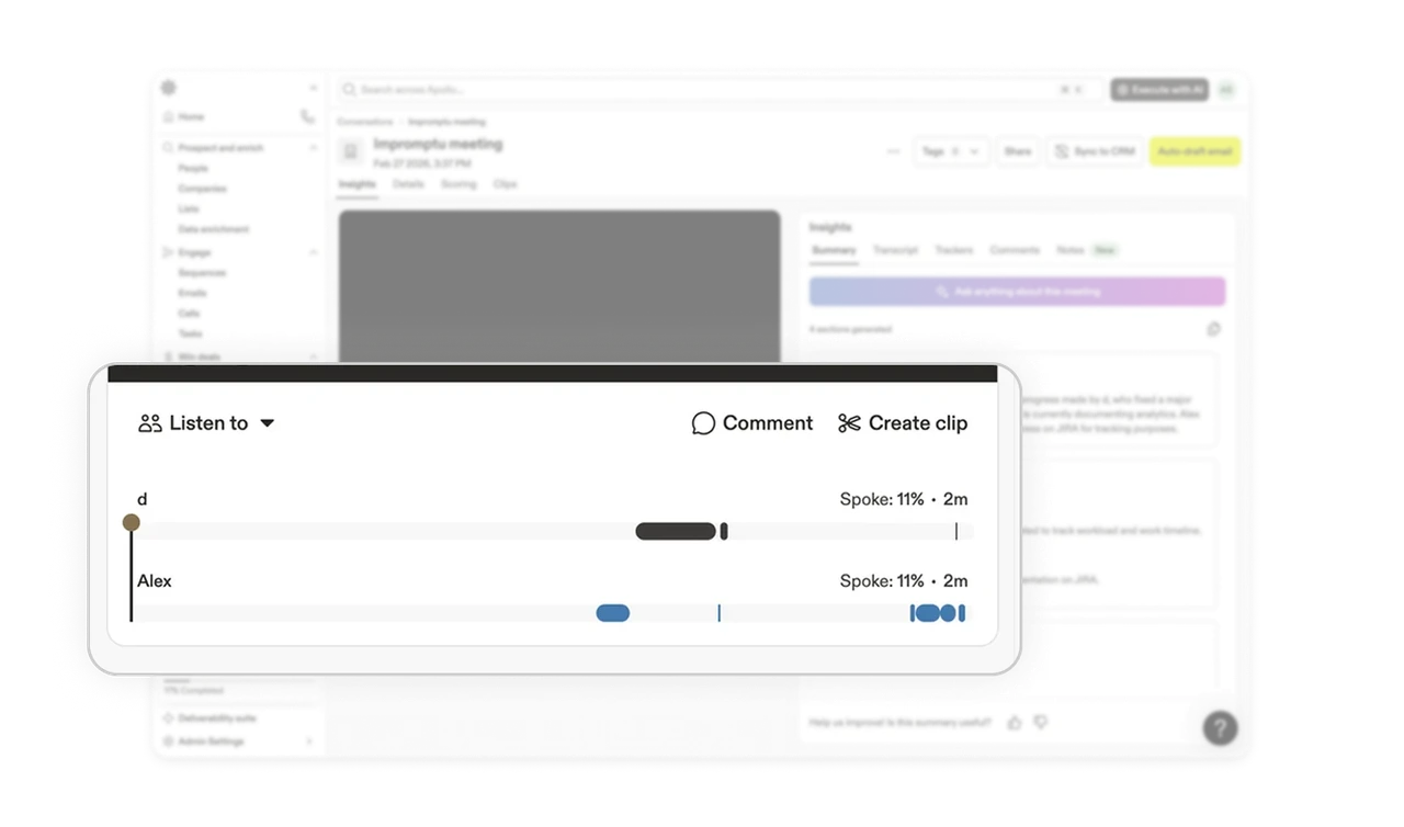 Speaker timeline makes dense audio instantly navigable