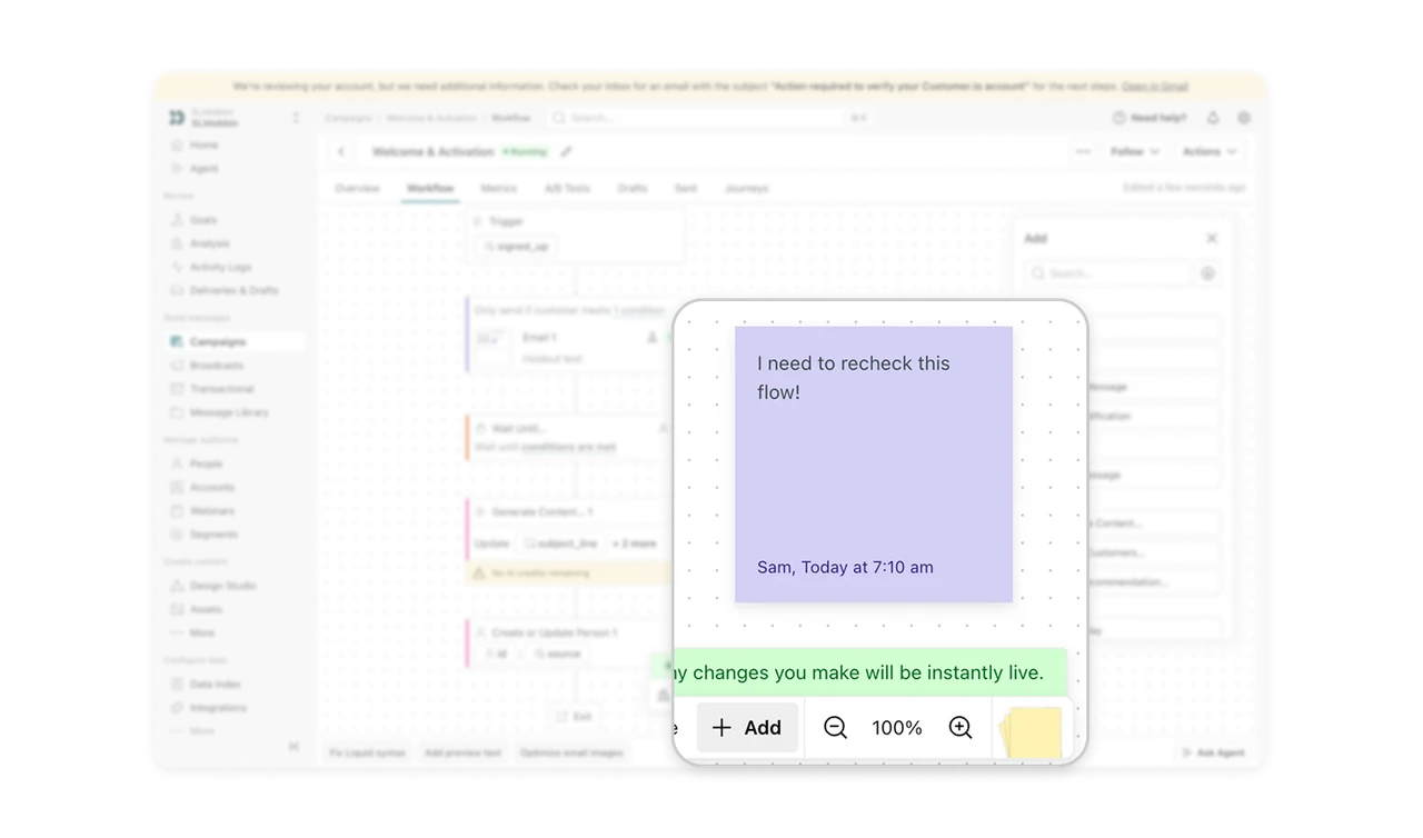 Sticky notes bring Figma collaboration to an ops canvas