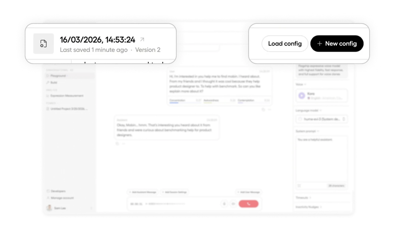 Versioned configs make experimentation safe and reversible