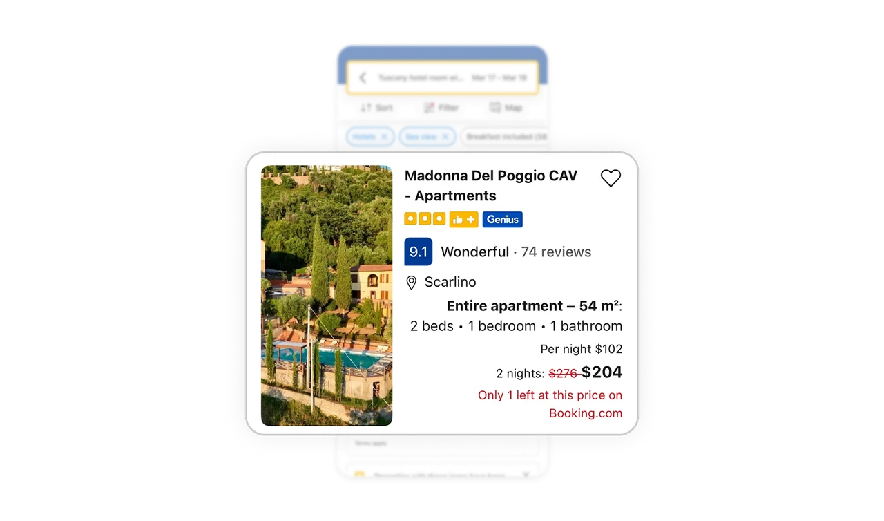 Property card sequences emotional, trust, rational, price in order