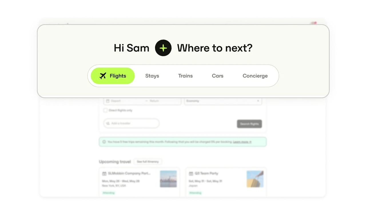 The hero section sets intent in one clean moment